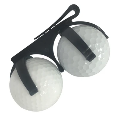 2 шт. зажимы для гольфа пластиковые складные портативный вращающийся держатель для мячей для гольфа зажим для хранения с аксессуарами для гольфа bl15548