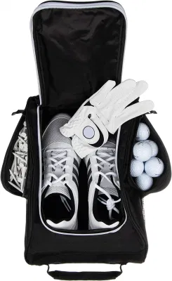 Лучшая сумка для переноски обуви на молнии, индивидуальная сумка для обуви для гольфа с сетчатой ​​вентиляцией